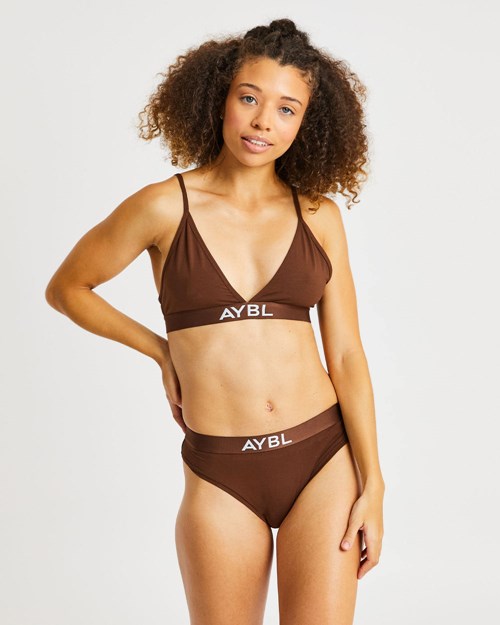 AYBL Algodon Bra Marrom | TPDJSUH-75