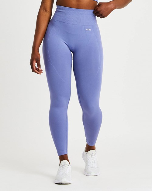 AYBL Balance V2 Seamless Leggings Azules | FDPRXYT-01