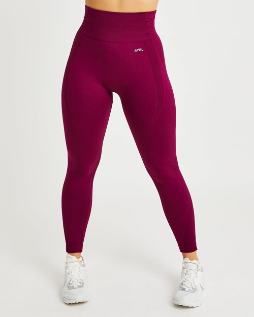 AYBL Balance V2 Seamless Leggings Morados | PEZBXRG-42