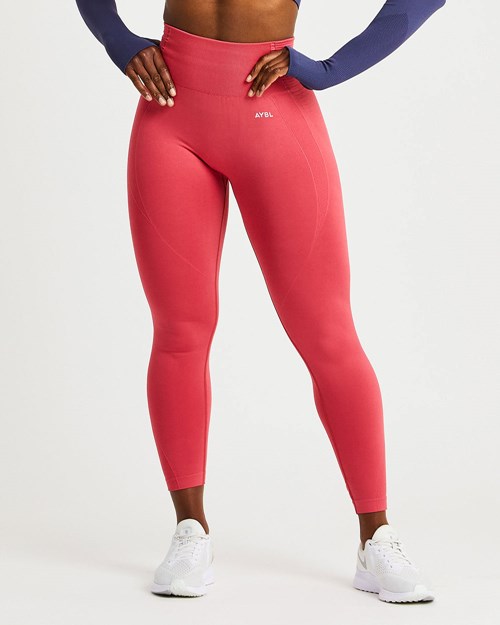 AYBL Balance V2 Seamless Leggings Rosas | DZAICPB-95