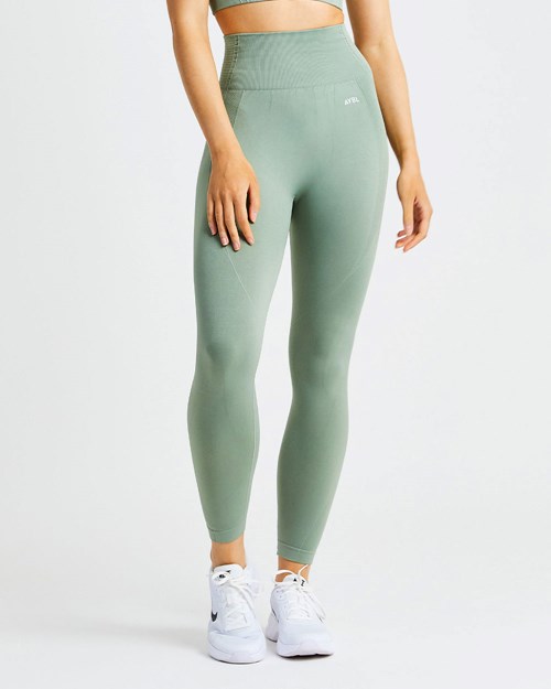 AYBL Balance V2 Seamless Leggings Verde Oliva Verdes | ARDSLCE-65