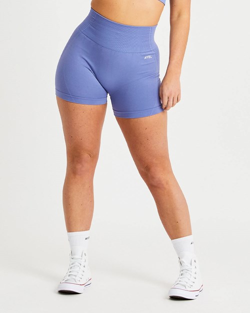 AYBL Balance V2 Seamless Shorts Azules | NIWYMAF-45