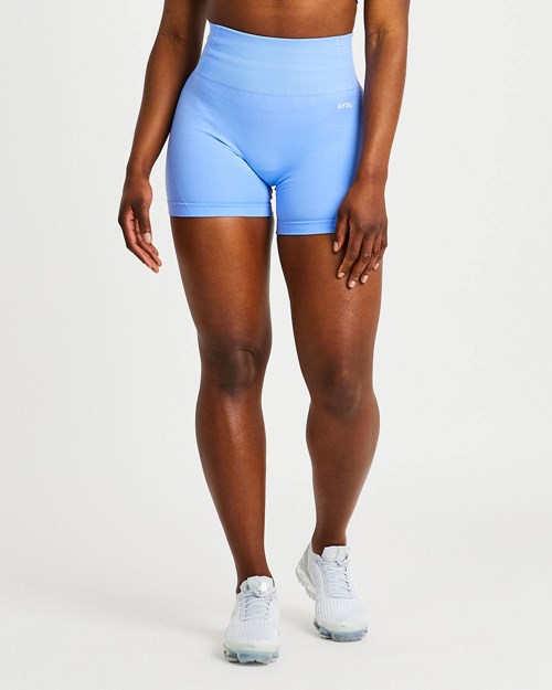 AYBL Balance V2 Seamless Shorts Azules | UNXBAEI-65