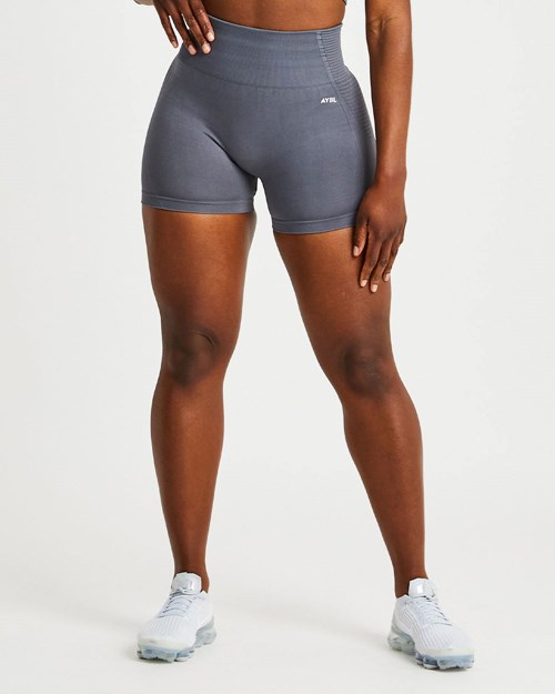 AYBL Balance V2 Seamless Shorts Grises | YAFTDMC-28
