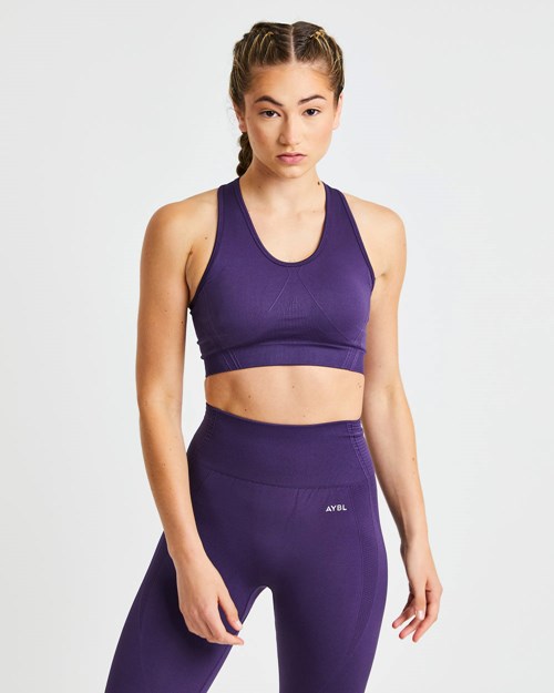 AYBL Balance V2 Seamless Sports Bra Morados | LWCDHYG-51