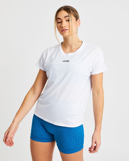 AYBL Boxy T Shirt Blancos | QMPNKLT-91