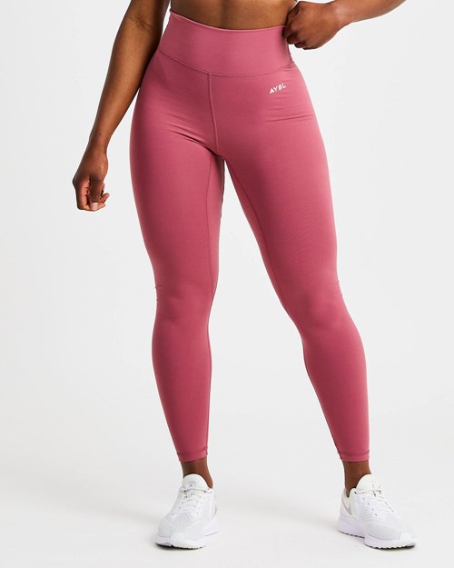 AYBL Core Leggings Rojos | VFXHZEY-84
