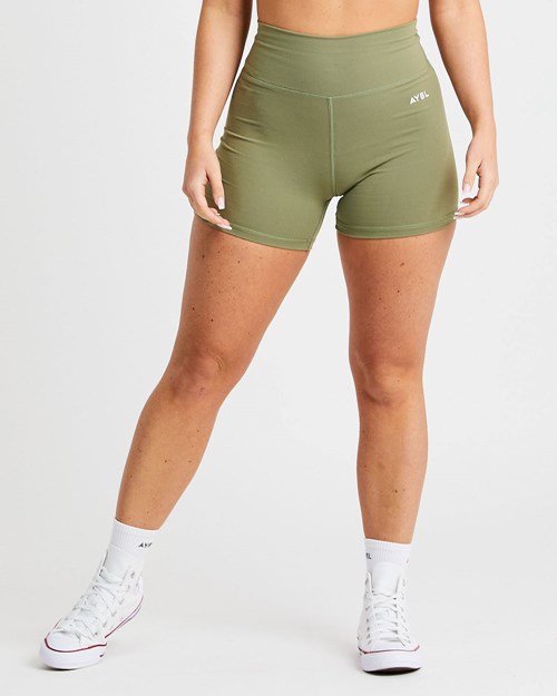 AYBL Core Shorts Verde Oliva | AZNPTQH-80