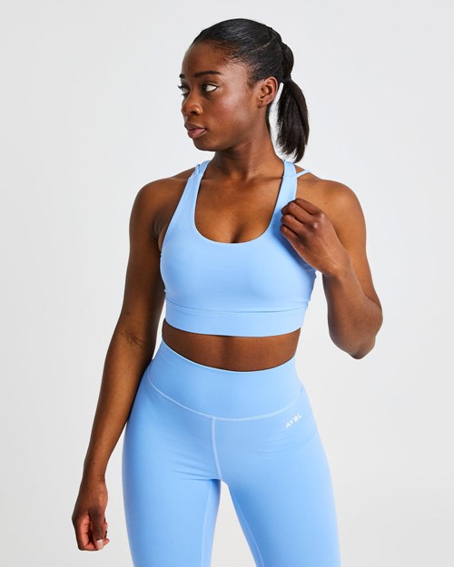 AYBL Core Sports Bra Azules | DWACFZO-19