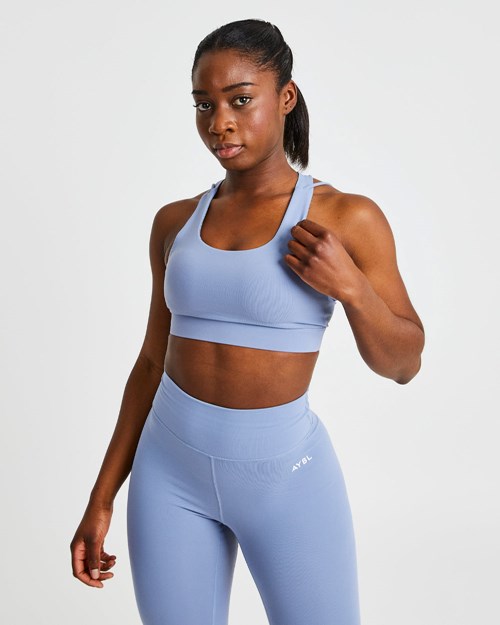 AYBL Core Sports Bra Azules | QYTSJRF-98