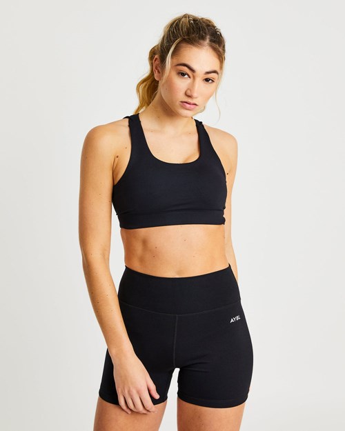 AYBL Core Sports Bra Negros | GKCIVWU-51