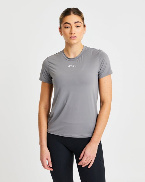 AYBL Core T Shirt Grises | PAOMWRH-16