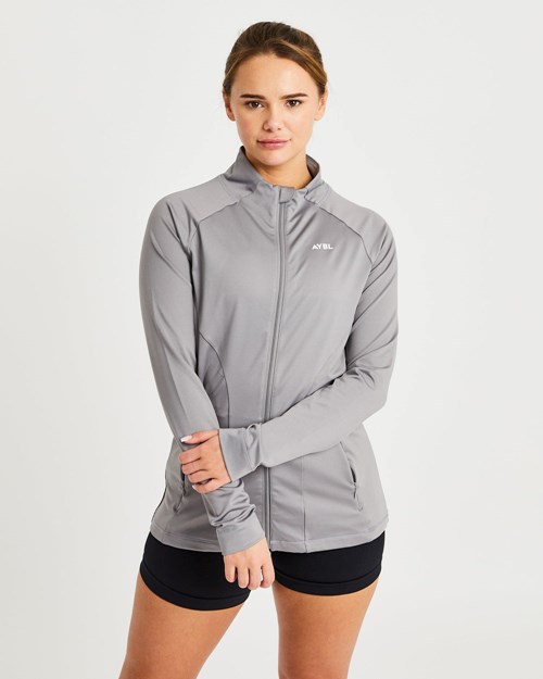 AYBL Effortless Zip Jacket Grises | EZKUPSV-47