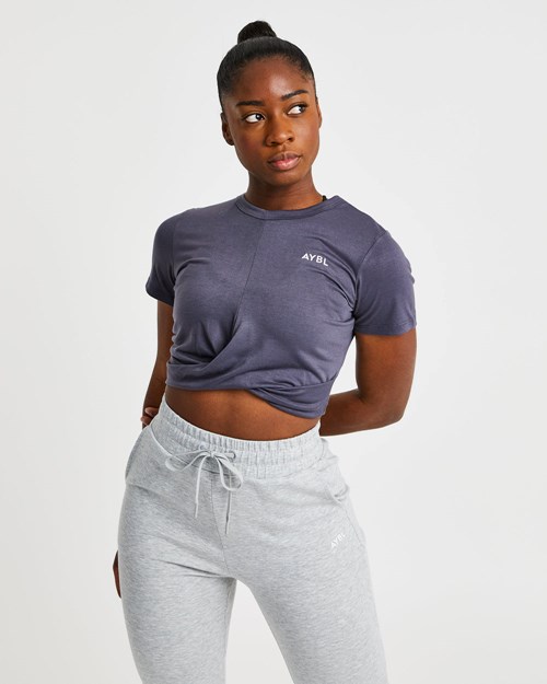 AYBL Element Twist Top Charcoal | PJNTZRE-18
