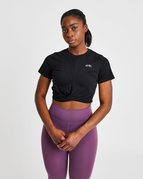 AYBL Element Twist Top Negros | HTBZGWN-09