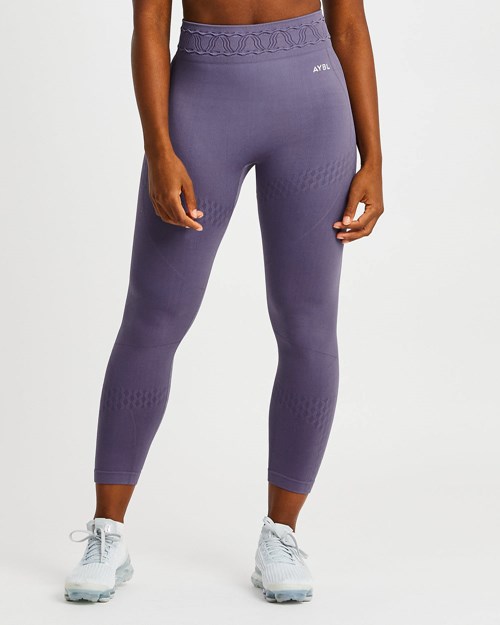 AYBL Elevate Seamless Leggings Morados | MQPALDU-32