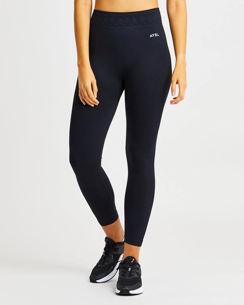 AYBL Elevate Seamless Leggings Negros | GAZRHOT-23