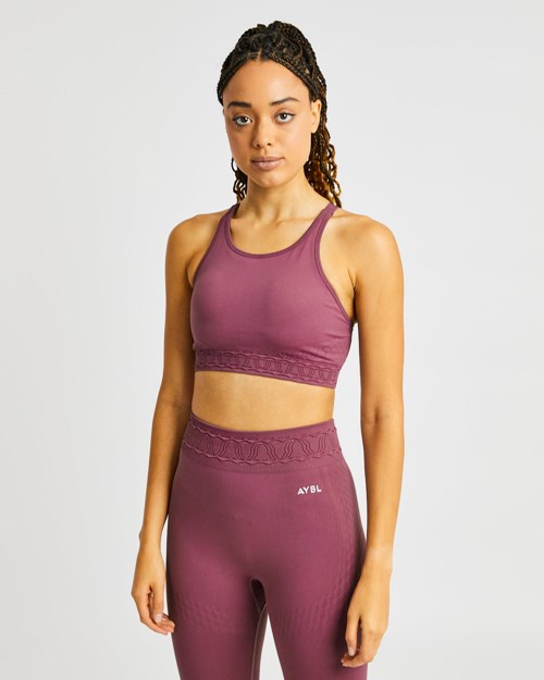 AYBL Elevate Seamless Sports Bra Rosas | ITFGZRK-63