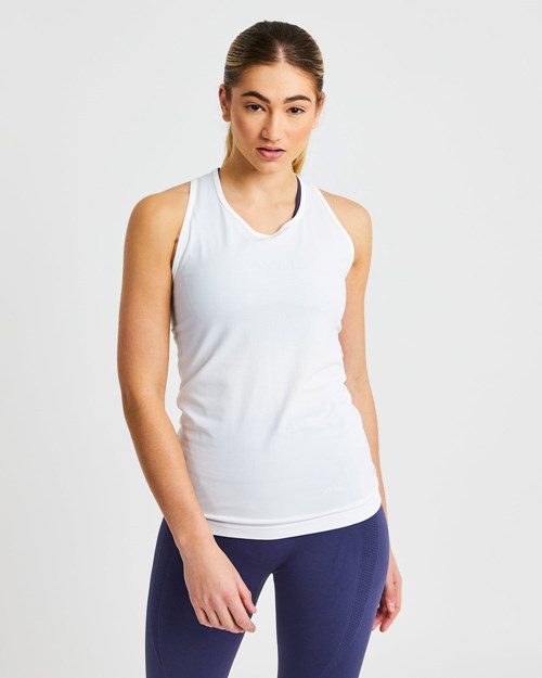 AYBL Embrace Seamless Vest Blancos | OXNFQMR-53