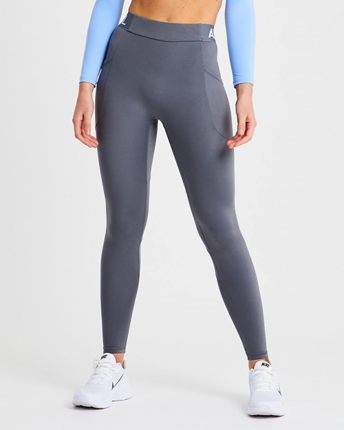 AYBL Entrenamiento Leggings Grises | SPOCLUT-15