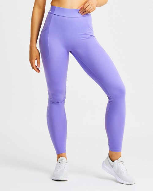AYBL Entrenamiento Leggings Morados | YLVHADQ-25