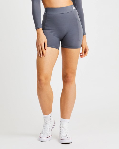 AYBL Entrenamiento Shorts Grises | BAOCMUV-29