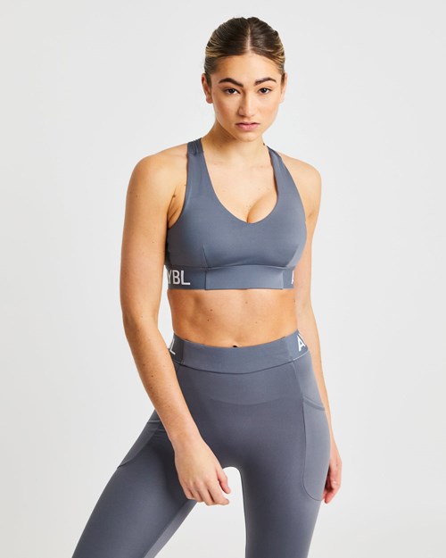 AYBL Entrenamiento Sports Bra Grises | OGCBDKF-28