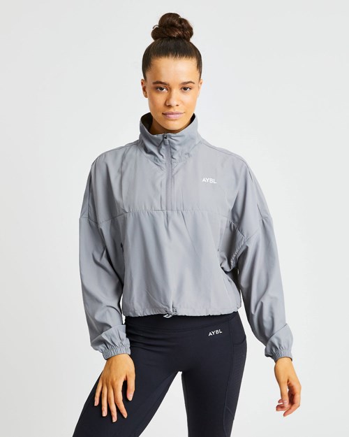 AYBL Everyday 1/2 Zip Pullover Charcoal | RPUDQVI-42