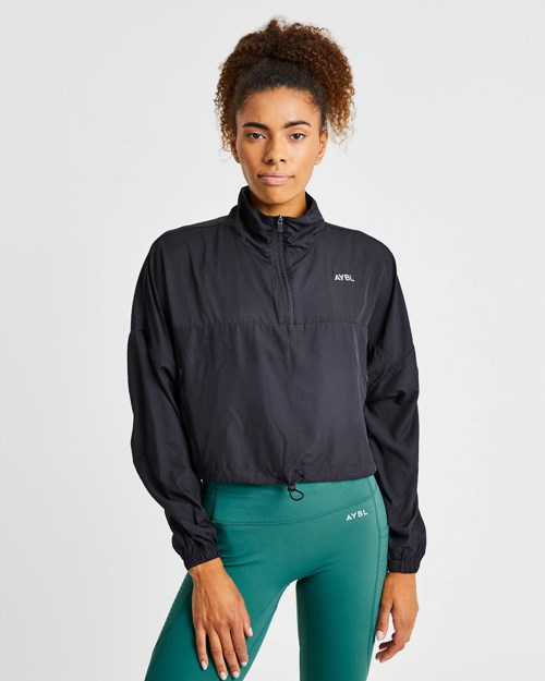 AYBL Everyday 1/2 Zip Pullover Negros | KVPUMOH-59