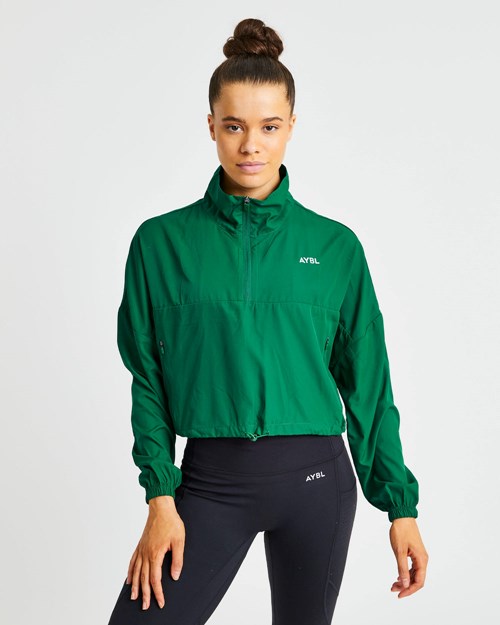 AYBL Everyday 1/2 Zip Pullover Verdes | WJUTSRO-92
