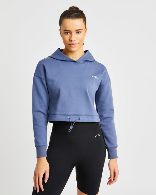 AYBL Everyday Drawcord Hoodie Azules | LVFSTYU-59