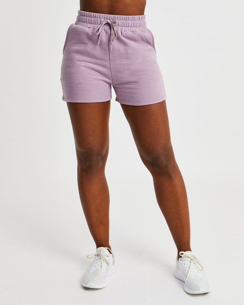 AYBL Everyday Oversized Shorts Muted Mauve | HJBITDU-10