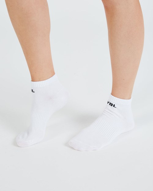 AYBL Everyday Trainer Socks (3 Pack) Blancos | TVIBEML-05
