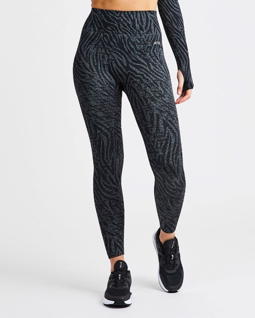 AYBL Evolve Animal Seamless Leggings Negros | HJUETXS-35