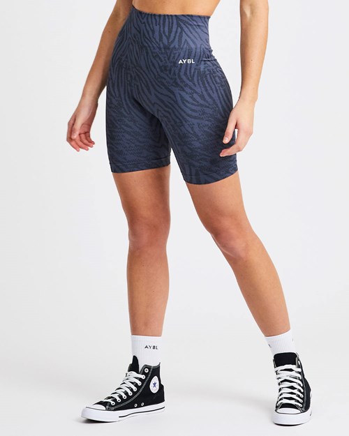 AYBL Evolve Animal Seamless Shorts Azules | JZNGAVR-65