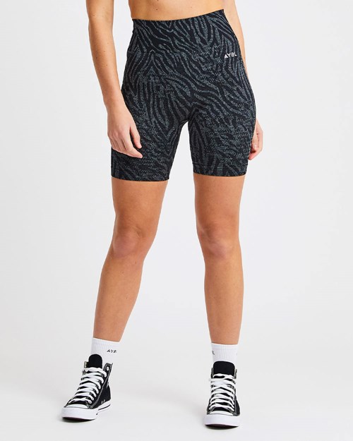 AYBL Evolve Animal Seamless Shorts Negros | KFDUXTG-60