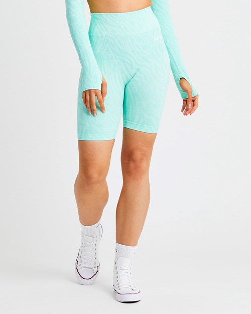 AYBL Evolve Animal Seamless Shorts Verde Menta Verdes | JYHDEVQ-36