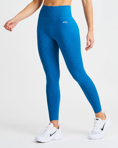 AYBL Evolve Speckle Seamless Leggings Azules | JEWOPSU-46