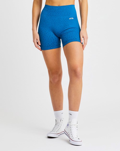 AYBL Evolve Speckle Seamless Shorts Azules | VWZSQKF-24
