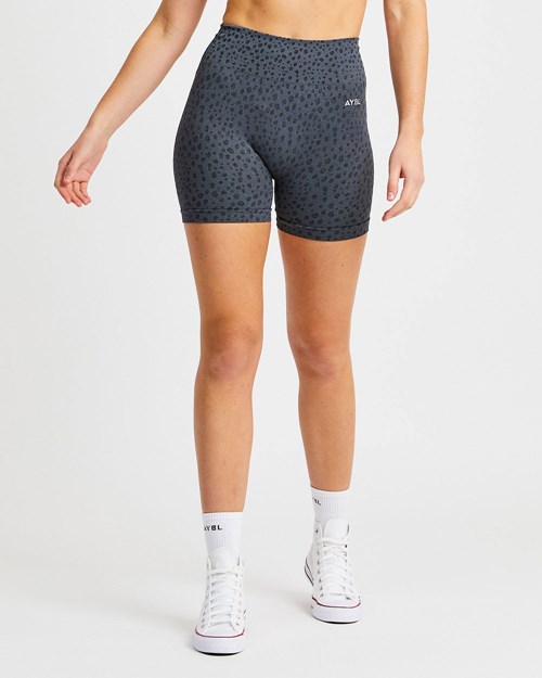 AYBL Evolve Speckle Seamless Shorts Charcoal | FCKYNID-06