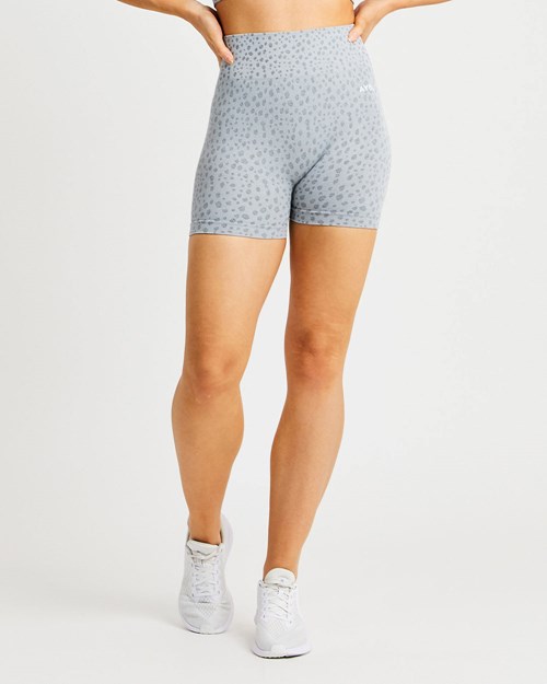 AYBL Evolve Speckle Seamless Shorts Grises Claro | ANISHBG-35
