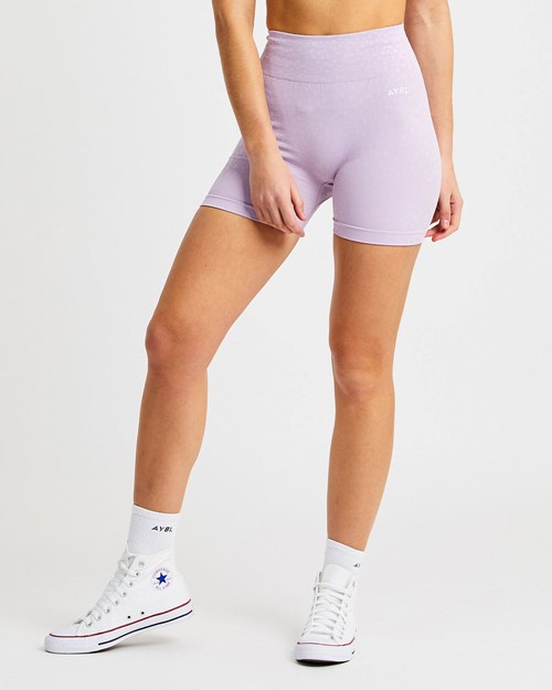AYBL Evolve Speckle Seamless Shorts Lilac | HLFVZXI-74