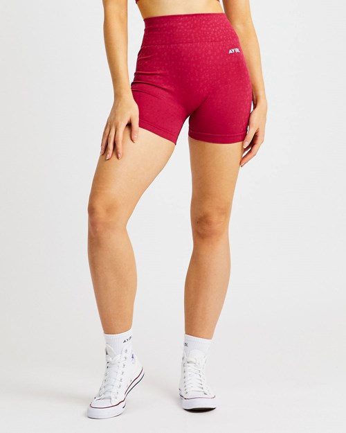 AYBL Evolve Speckle Seamless Shorts Raspberry | OSNITHL-75
