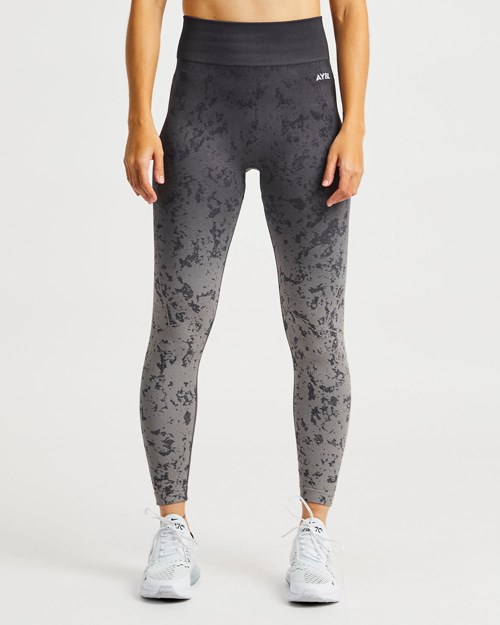 AYBL Flare Seamless Leggings Grises | MVOLYTE-30