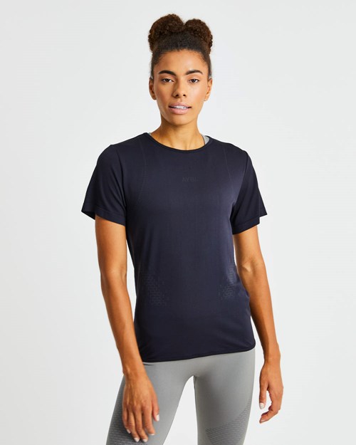 AYBL Ignite T Shirt Negros | HVOSKTW-01