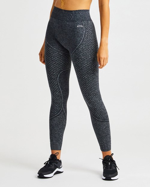 AYBL Impact Seamless Leggings Negros | NILUBVM-86