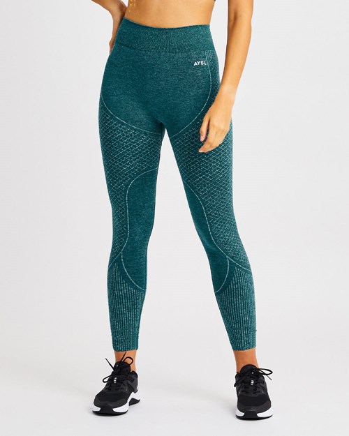 AYBL Impact Seamless Leggings Verdes | EUKPTFQ-48