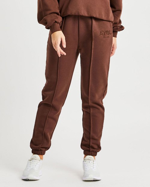AYBL Luxe Joggers Marrom | DTANMXL-53