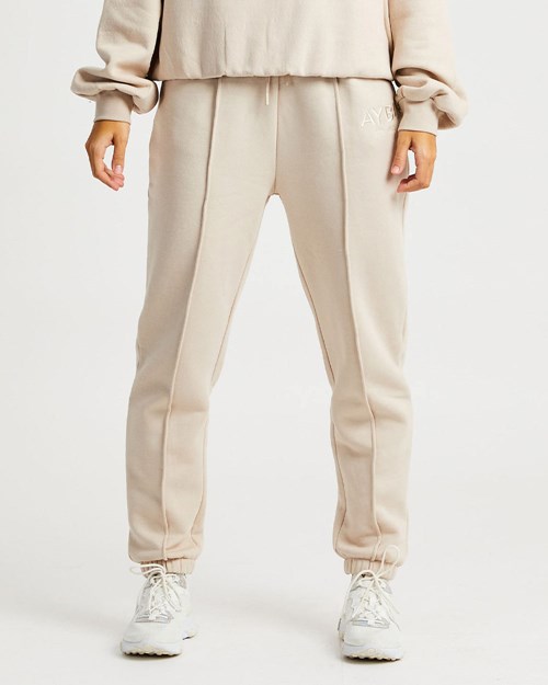 AYBL Luxe Joggers Sand | OBJXAUH-68