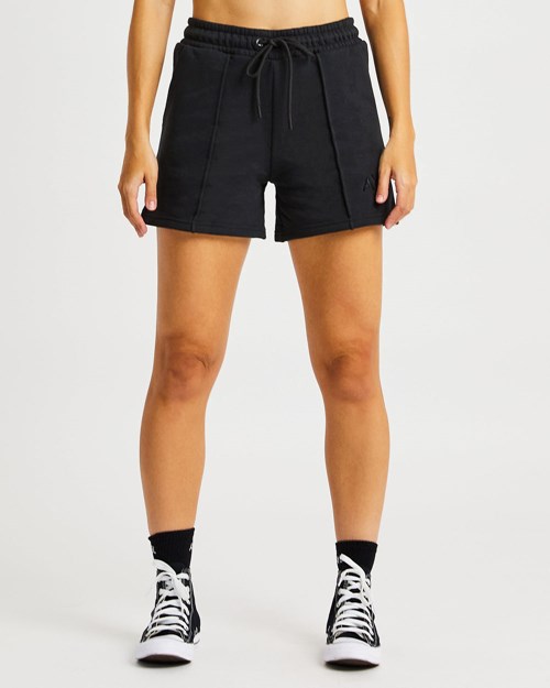 AYBL Luxe Shorts Negros | IVKFRWJ-67
